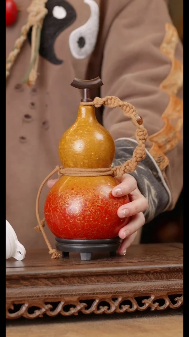 113号精品天然大漆酒葫芦一物一拍~**