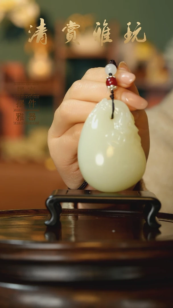 玉《富得流油》摆件