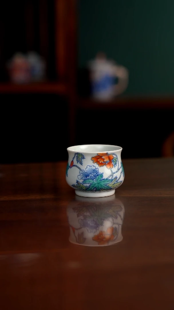 空山明月 新斗彩 虞美人