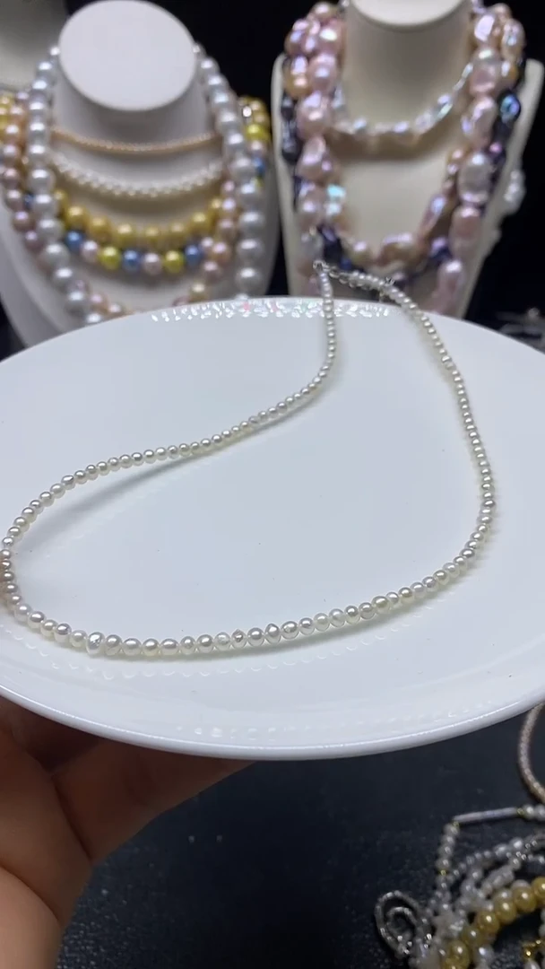 颈饰未镶嵌淡水珍珠多人