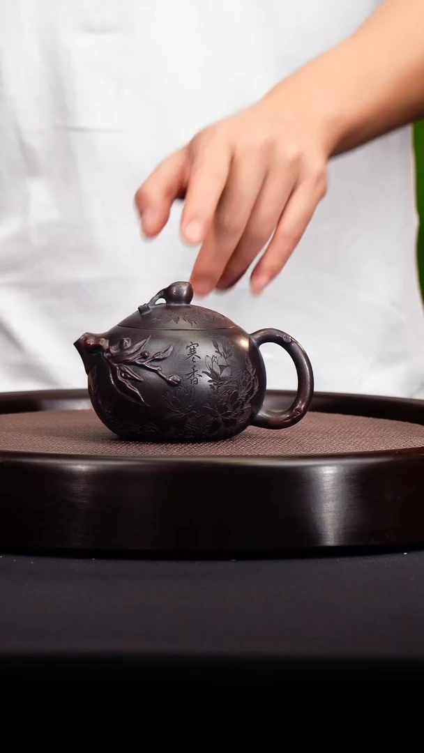 茶壶紫砂 宜兴紫砂原矿壶