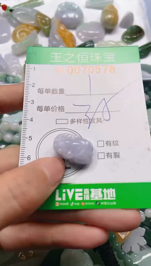 翡翠未镶嵌颈饰闪购0070578