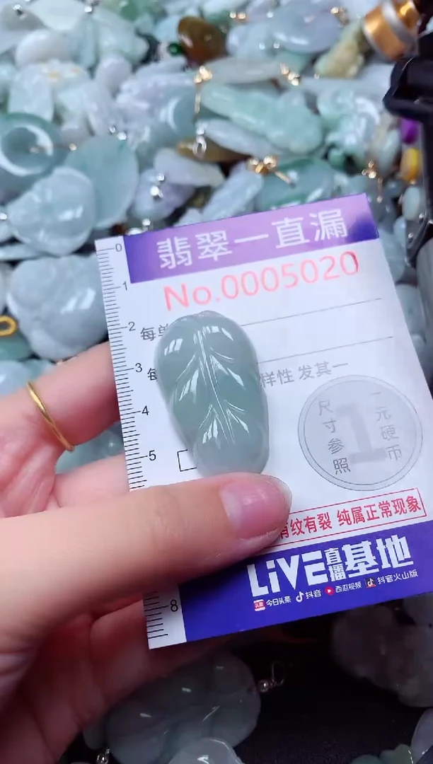 吊坠(不含链)未镶嵌翡翠5020