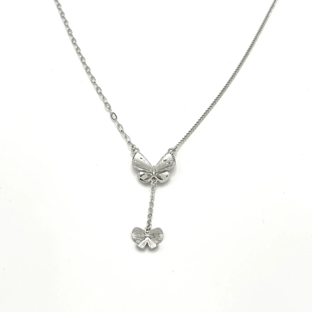 铂金PT950两只蝴蝶套链时尚轻奢气质