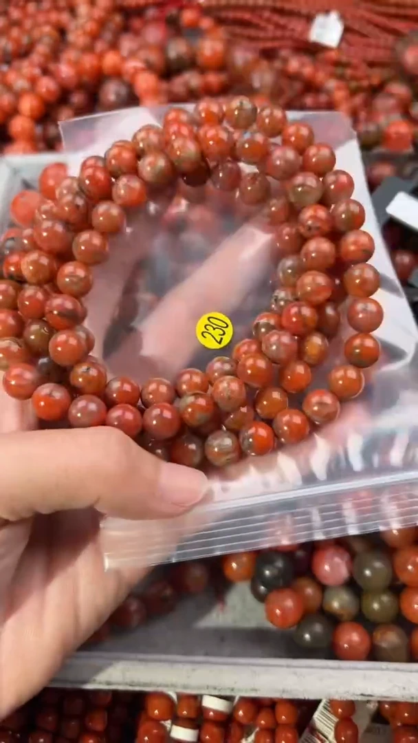 南红玛瑙手串未镶嵌9+