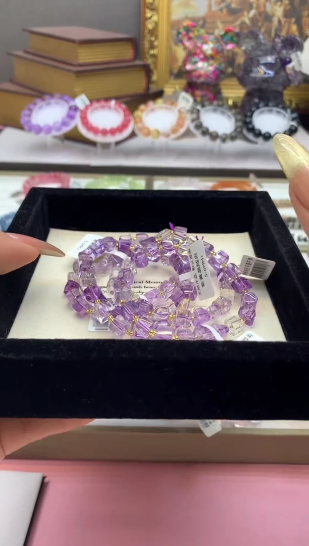 【闪购商品】水晶手串未镶嵌紫黄晶随型 多样性发其一