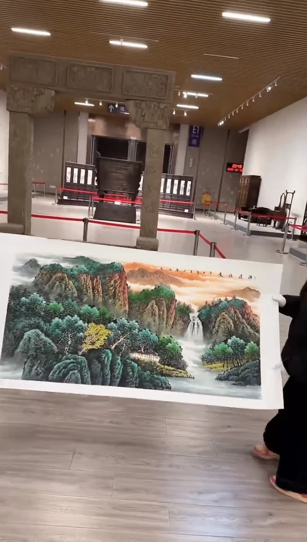 【闪购商品】国画64 赵隆轩艺术馆李庆兴老师作品