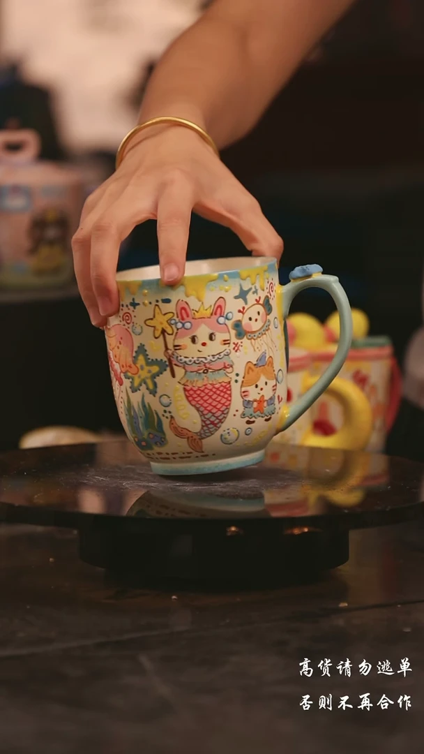 陶瓷景德镇可爱设计师款陶瓷