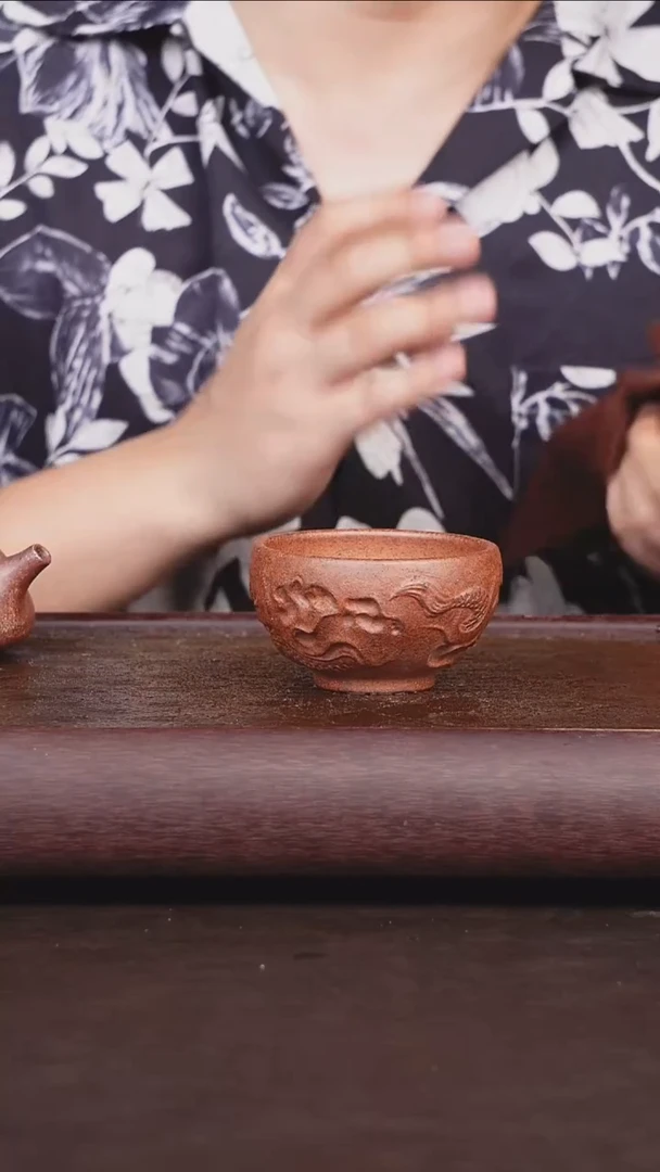 茶壶紫砂柴烧 杯