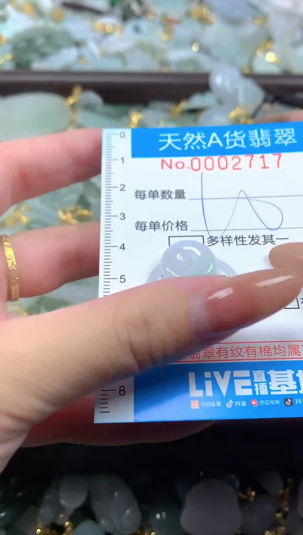 颈饰未镶嵌翡翠净货挂件-2717