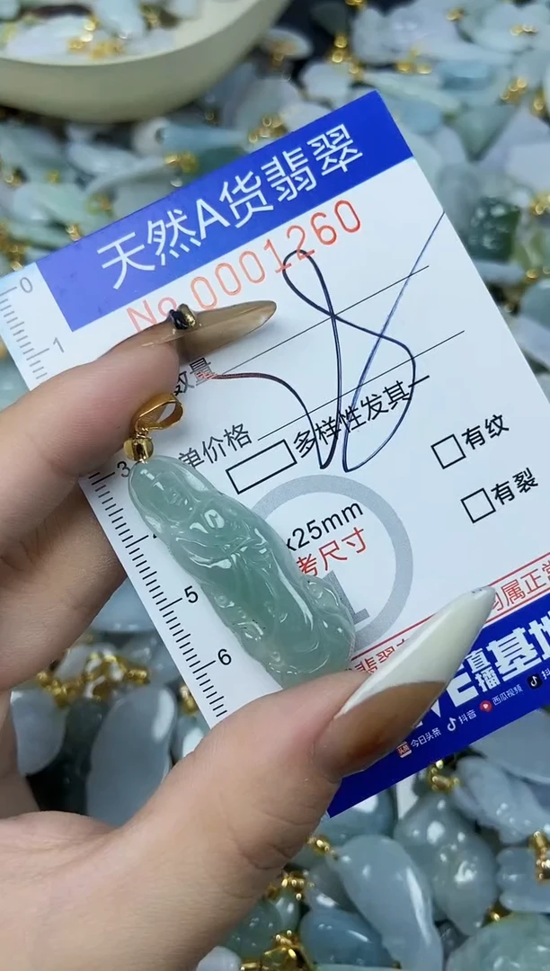 【闪购商品】翡翠颈饰未镶嵌天然A货翡翠