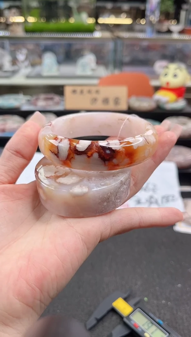 未镶嵌手镯石英质玉尘*丷圈口（赠品镯心）