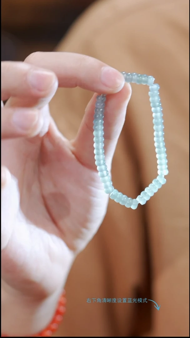 未镶嵌手串翡翠一立福利天然翡翠算盘珠手串（多样性发其一）