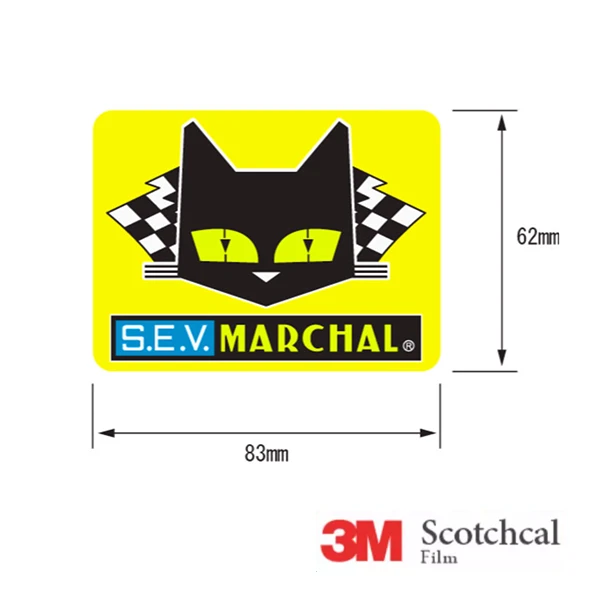 SEV MARCHAL猫灯原装贴纸复古摩托车JDM车贴纸防水车贴嘉陵COCO
