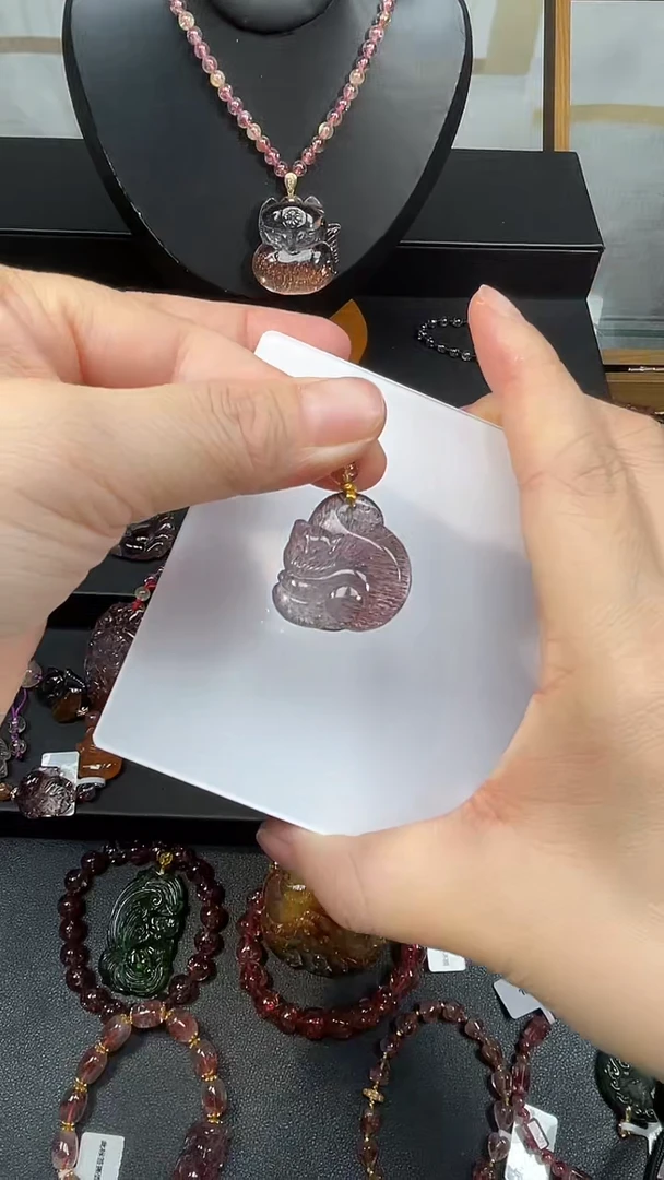 未镶嵌颈饰水晶【百晶灵儿】定制款