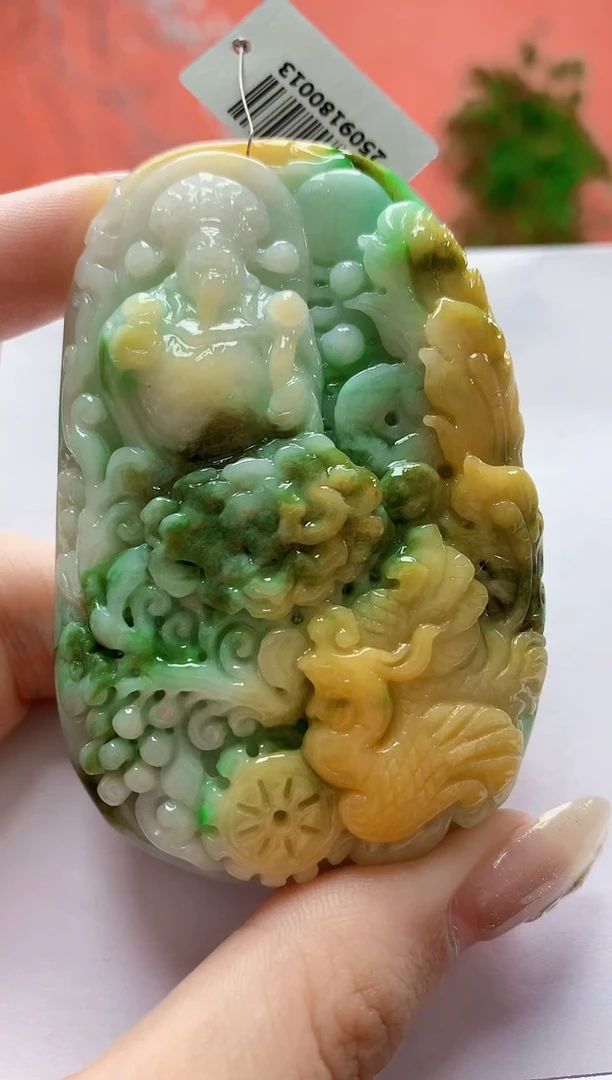 未镶嵌定制翡翠5160jw-毛货挂件43