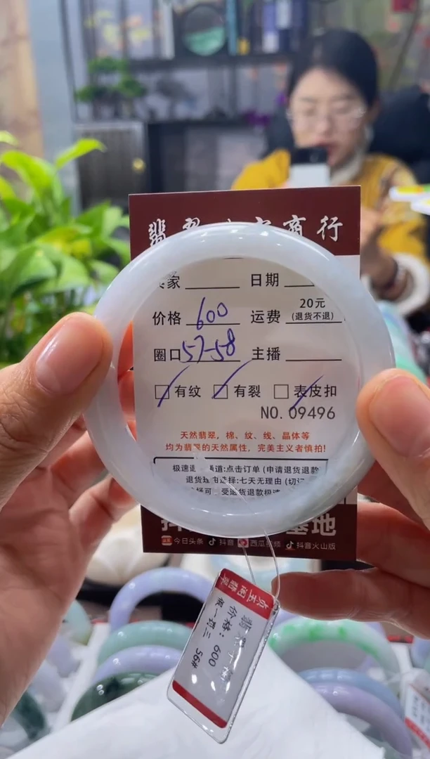 未镶嵌手镯翡翠9496****