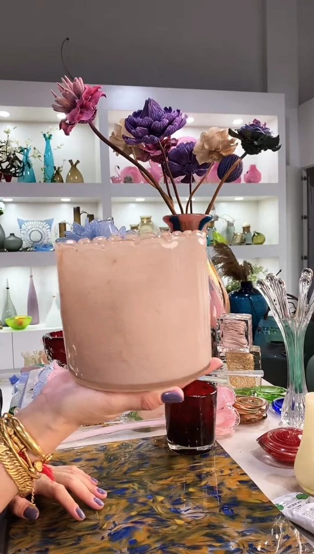 慕忆家手作琉璃花瓶