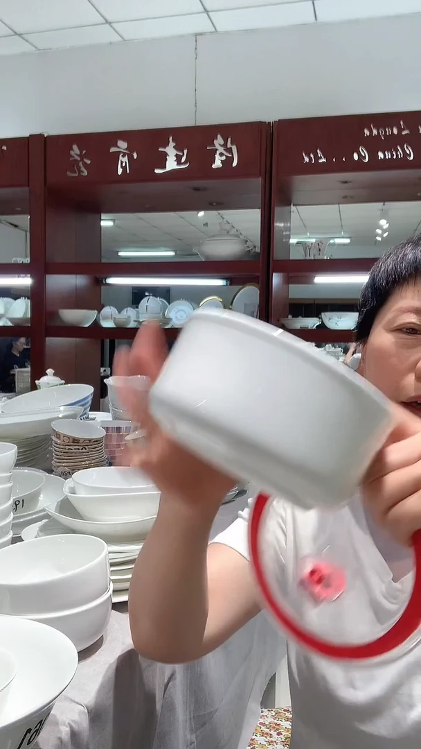 保鲜碗2个白瓷隆达