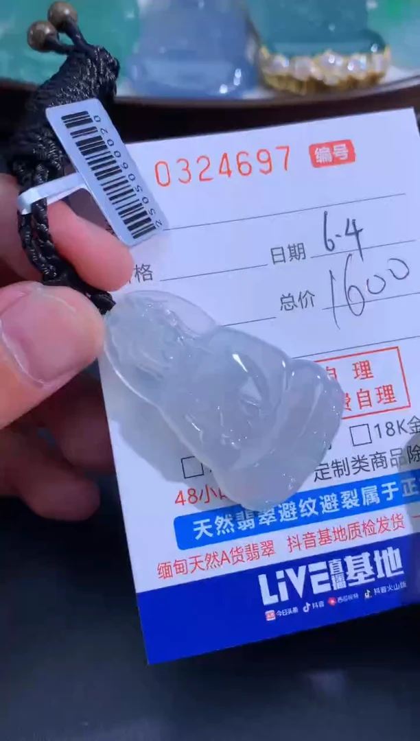 翡翠未镶嵌颈饰天然A货翡翠