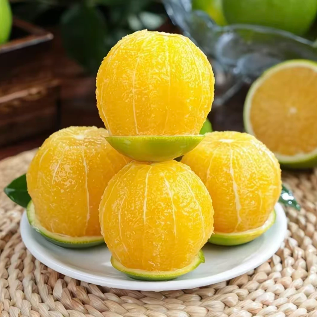 云南哀牢山冰糖橙青皮当季新鲜水果清甜多汁皮薄肉厚