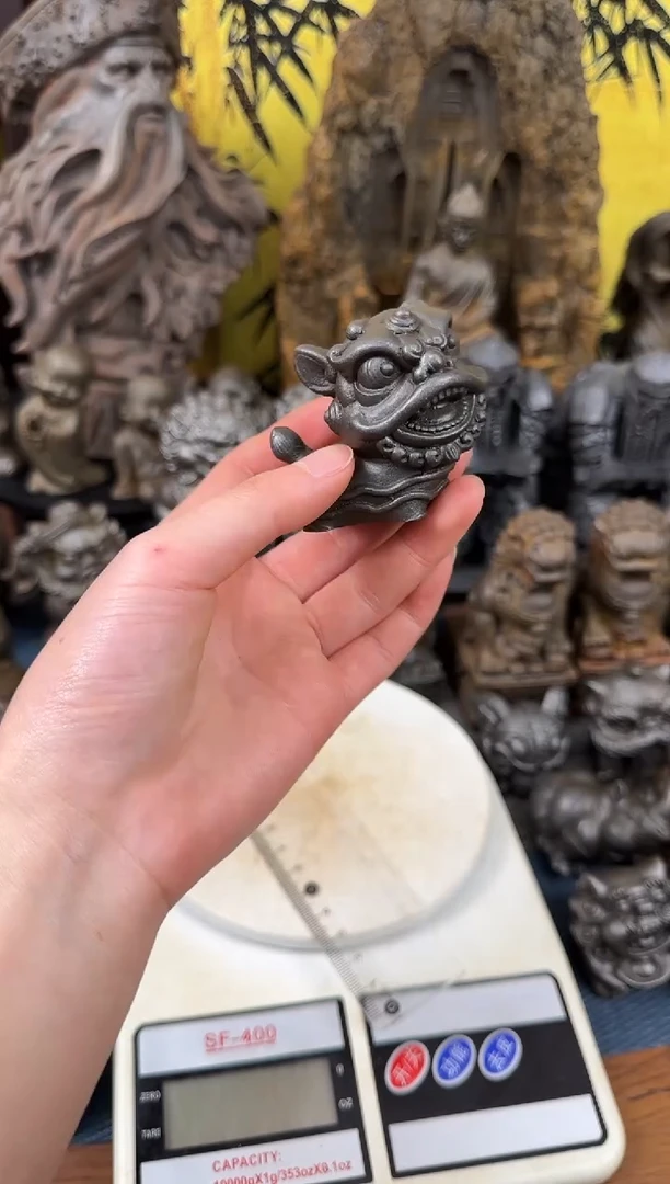 铁精致潮玩摆件小舞狮