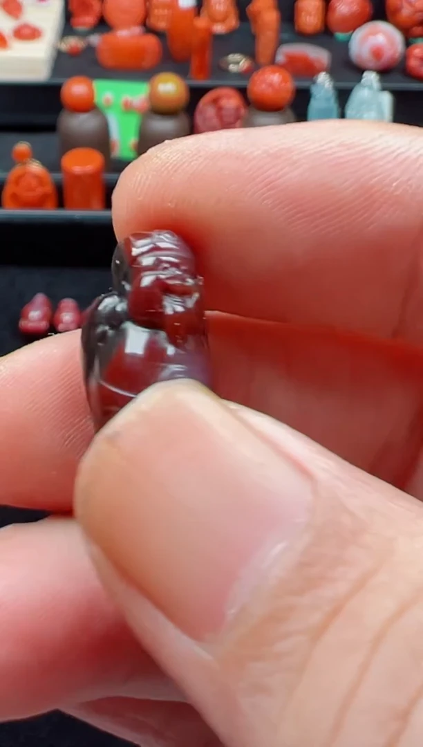 未镶嵌财财南红玛瑙唯*财财