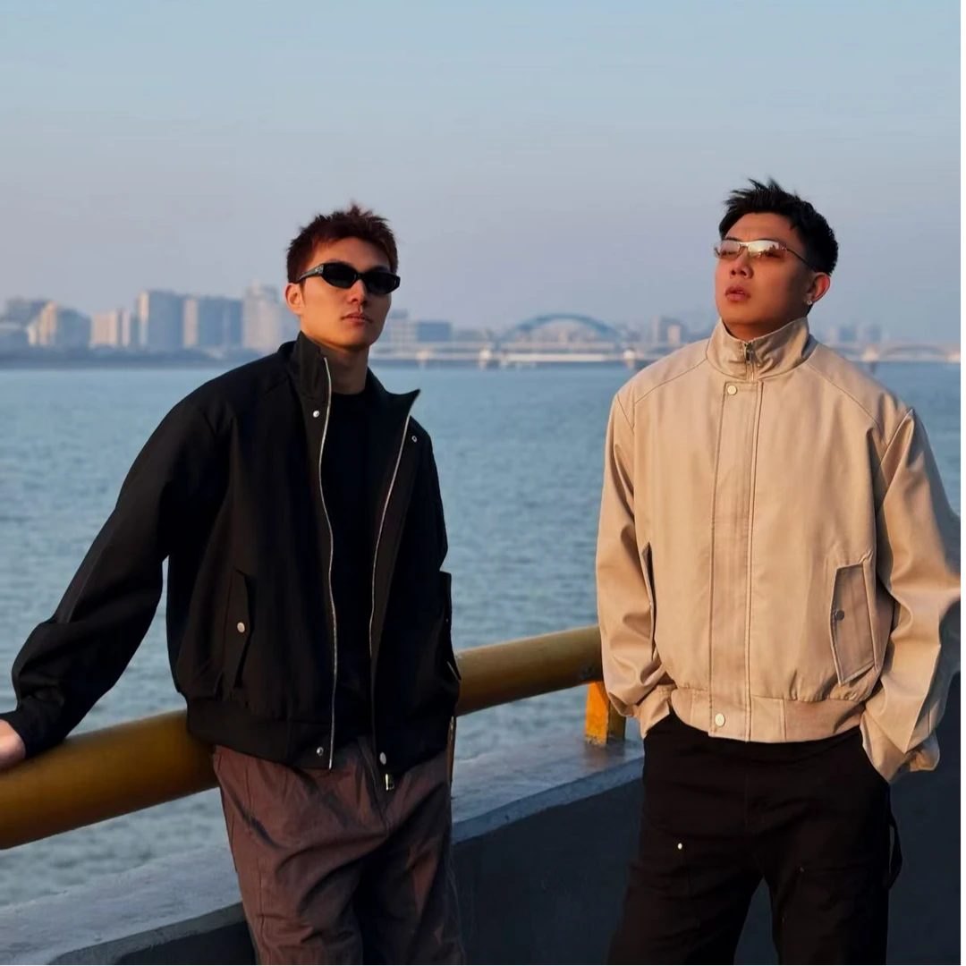 【硬】Cleanfit哈灵顿立领小众高级感新款百搭vibe西装夹克外套男