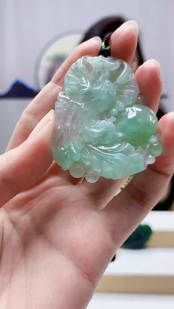 未镶嵌定制翡翠4829zm-毛货挂件36凤凰