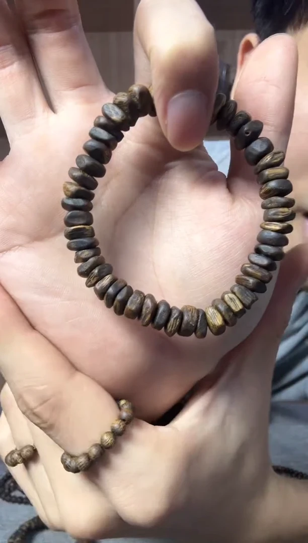 沉香手串09沉水碎银子单圈10克+ 多样性发其一