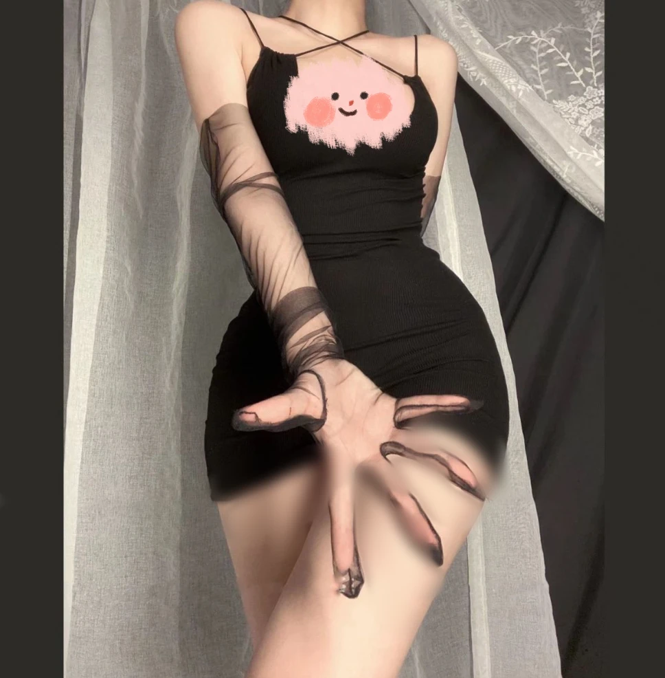 大码性感收腰包臀裙辣妹套装显瘦修身套装