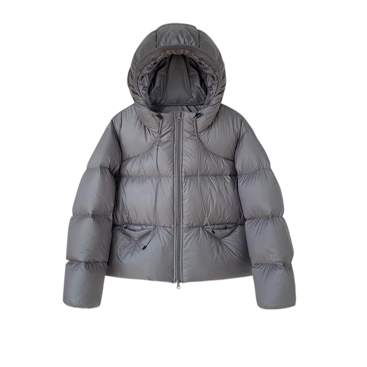 90绒泡芙轻柔云感羽绒服短款百搭连帽宽松加厚韩版秋冬时尚外套