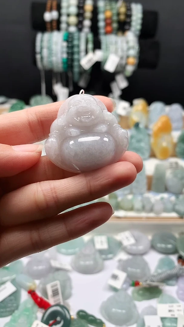 吊坠(不含链)未镶嵌翡翠72大肚佛公