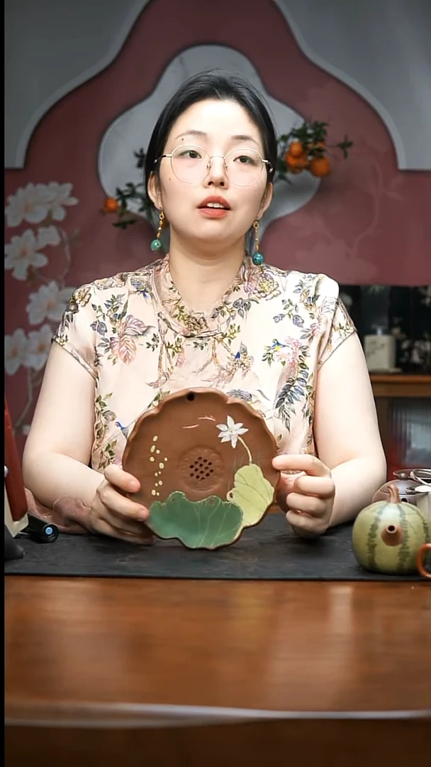 茶壶紫砂降坡荷叶湿泡