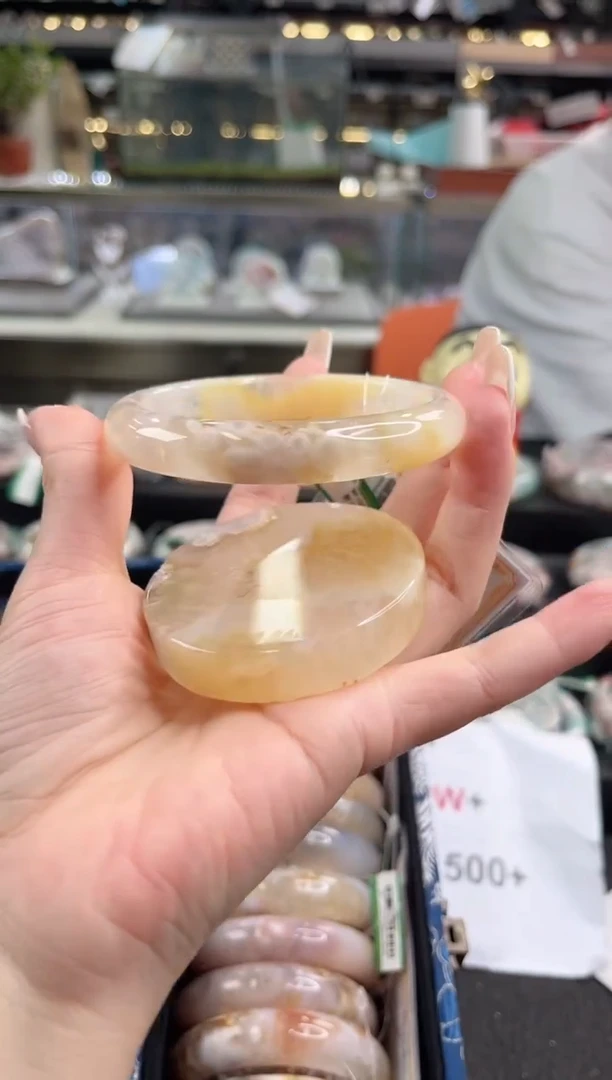 未镶嵌手镯石英质玉63圈口（赠品镯心）1749405