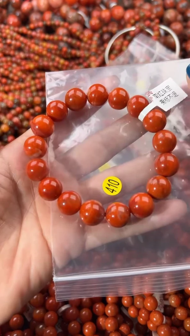 未镶嵌手串南红玛瑙12+