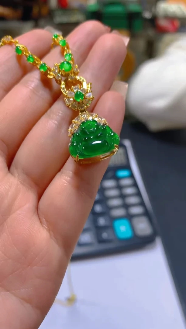 颈饰未镶嵌翡翠多样性发一