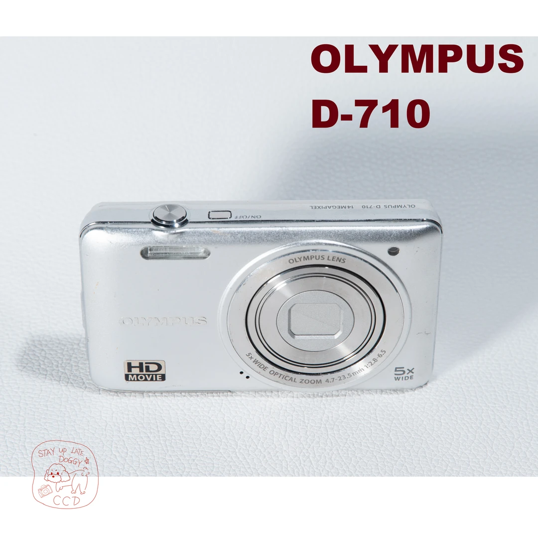 9新 Olympus/奥林巴斯 D710/1400W像素5X复古人像古早氛围感CCD