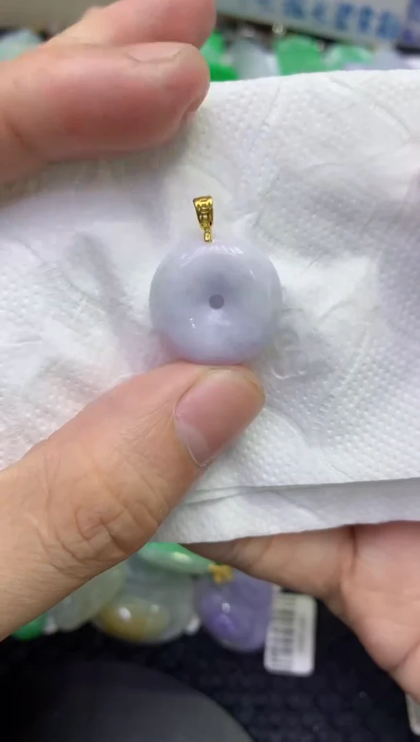 颈饰未镶嵌翡翠天然缅甸A货翡翠