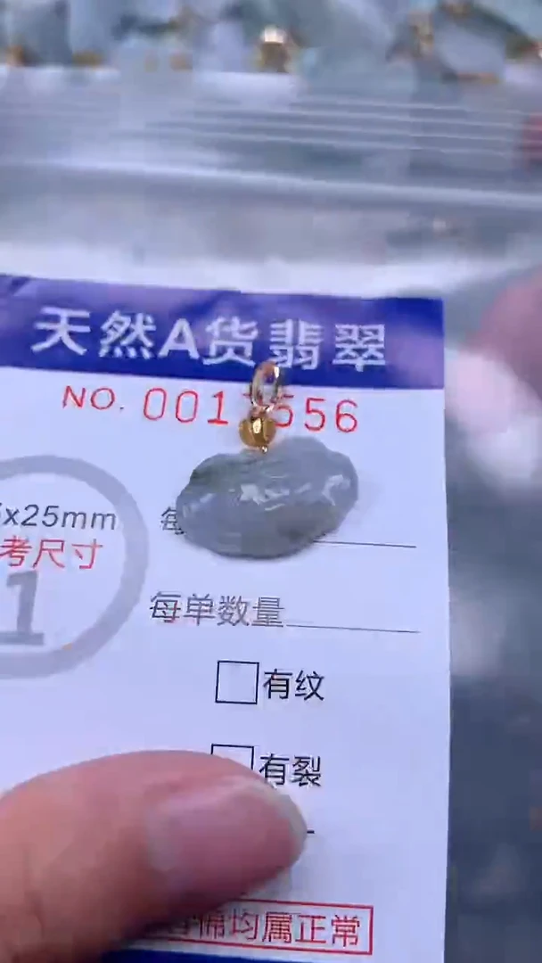 翡翠未镶嵌吊坠(不含链)1