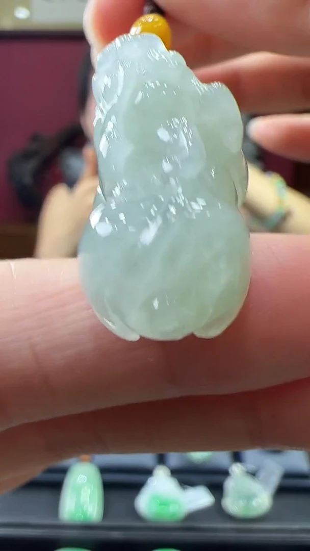 未镶嵌挂件翡翠貔貅手机挂