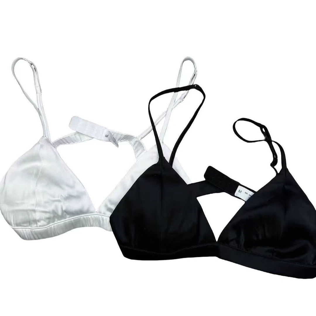 两色滑面料吊带背心