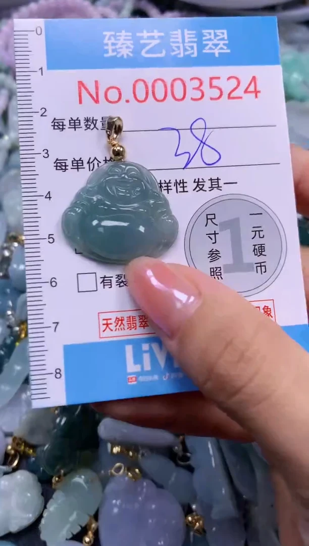 颈饰未镶嵌翡翠3524