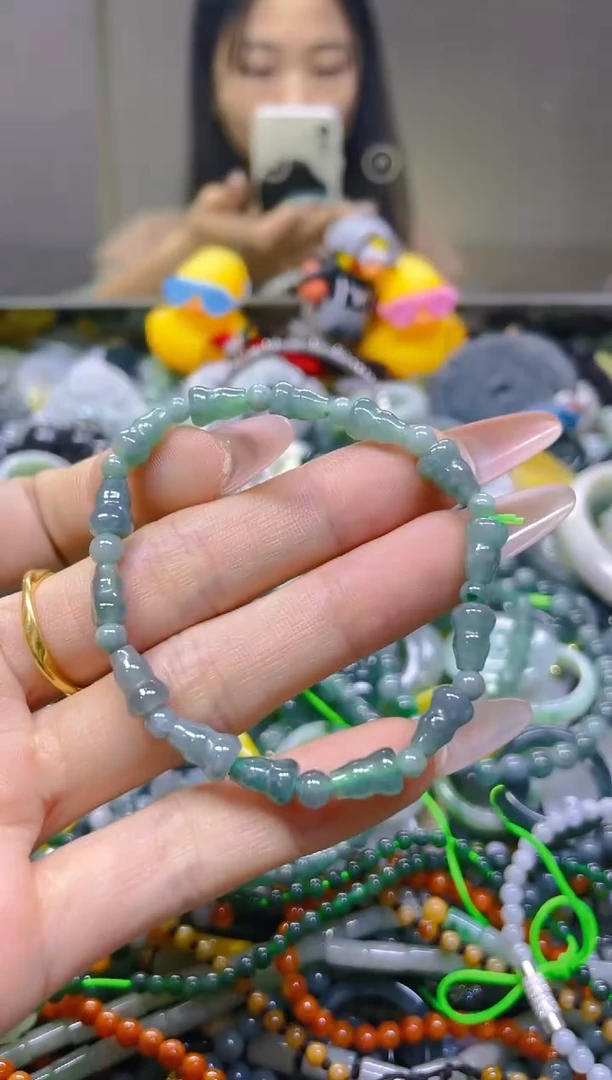 翡翠未镶嵌颈饰5MM/C/翡翠A货一图一物