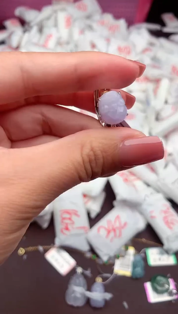 【闪购商品】翡翠戒指银S925镶嵌一
