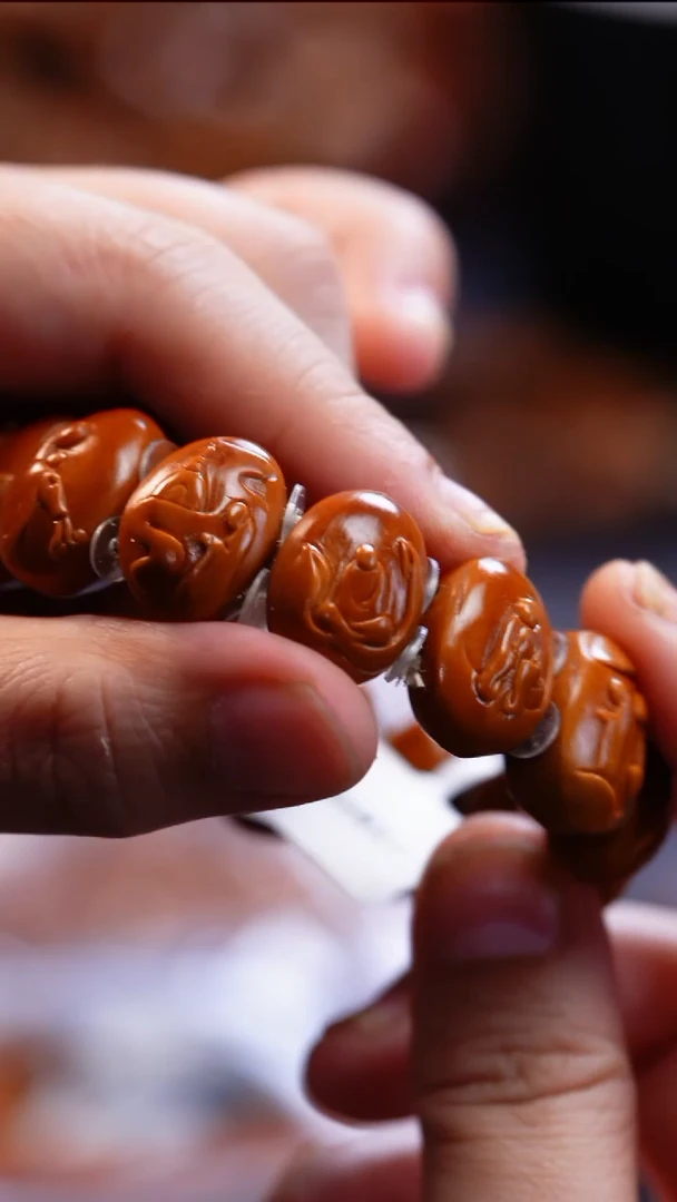 橄榄核手串苏工橄榄核