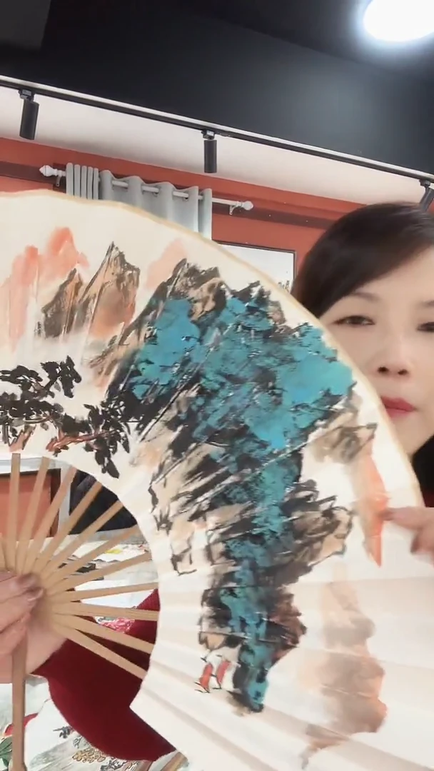 国画李火庆/国画/扇面