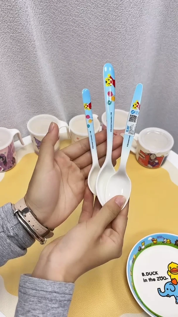 密胺巧虎儿童匙羹+巧虎长柄匙羹+巧虎奶羹