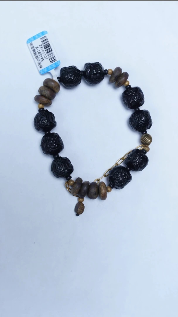 手链琥珀未镶嵌翳珀沉香手串12mm