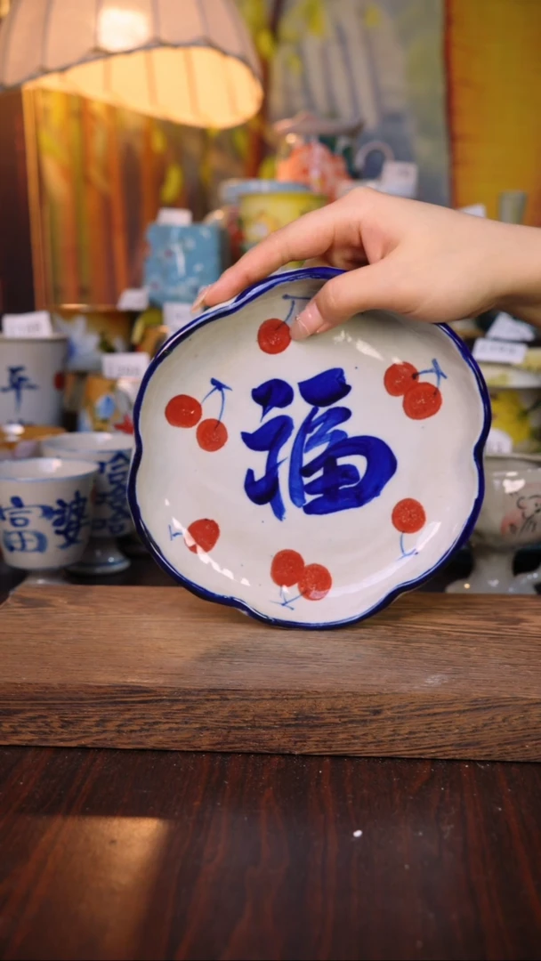摆件泥垚手作 景德镇手工手绘器物